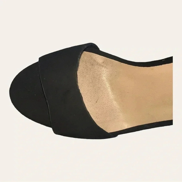 Qupid PLATFORM HEELS OMBRE COLORS HEELS BLACK VELVET SIZE 8 ANKLE STRAP‎ - Picture 7 of 10